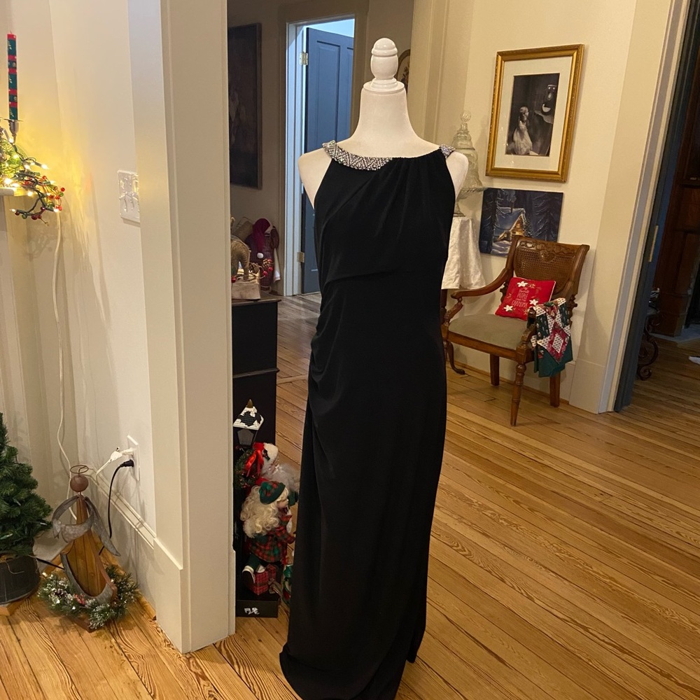 Ralph Lauren Evening Black Gown Size 14